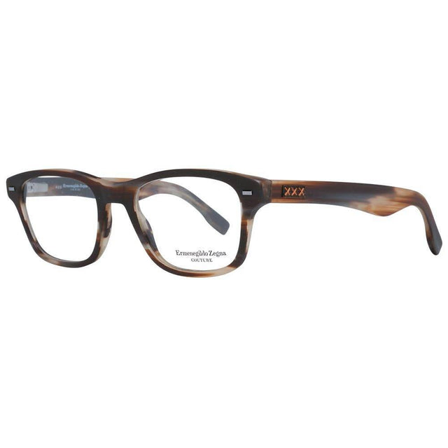 Ermenegildo Zegna Brown Men Optical Frames - Hilstor