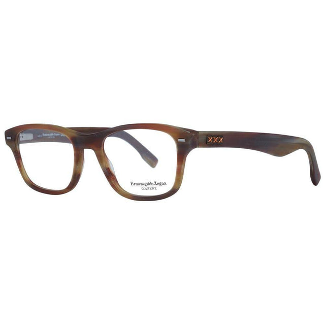 Ermenegildo Zegna Brown Men Optical Frames - Hilstor