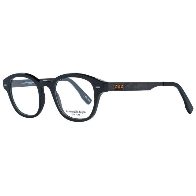 Ermenegildo Zegna Black Men Optical Frames - Hilstor