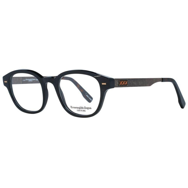 Ermenegildo Zegna Black Men Optical Frames - Hilstor