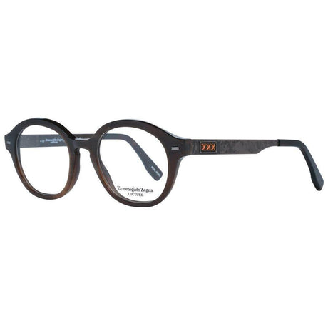Ermenegildo Zegna Brown Men Optical Frames - Hilstor