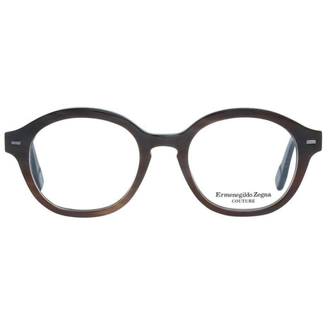 Ermenegildo Zegna Brown Men Optical Frames - Hilstor