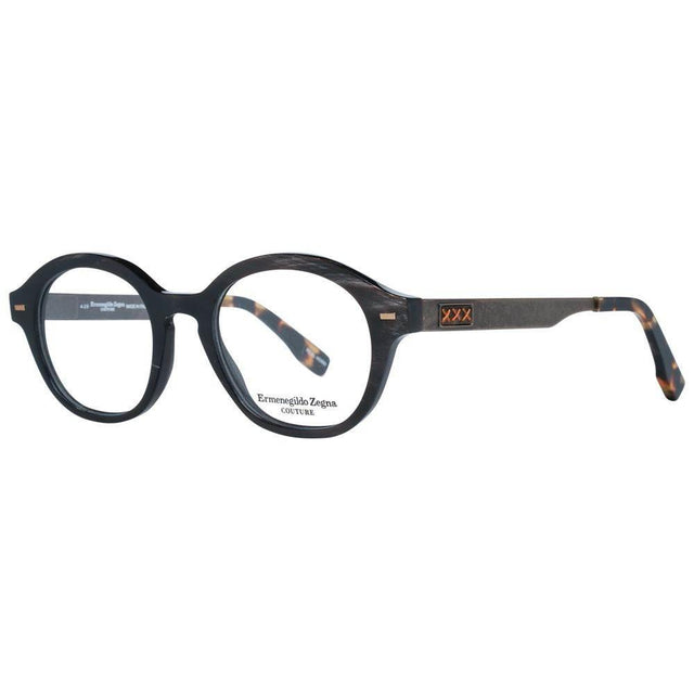 Ermenegildo Zegna Brown Men Optical Frames - Hilstor