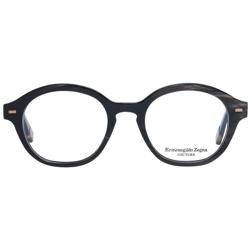 Ermenegildo Zegna Brown Men Optical Frames - Hilstor