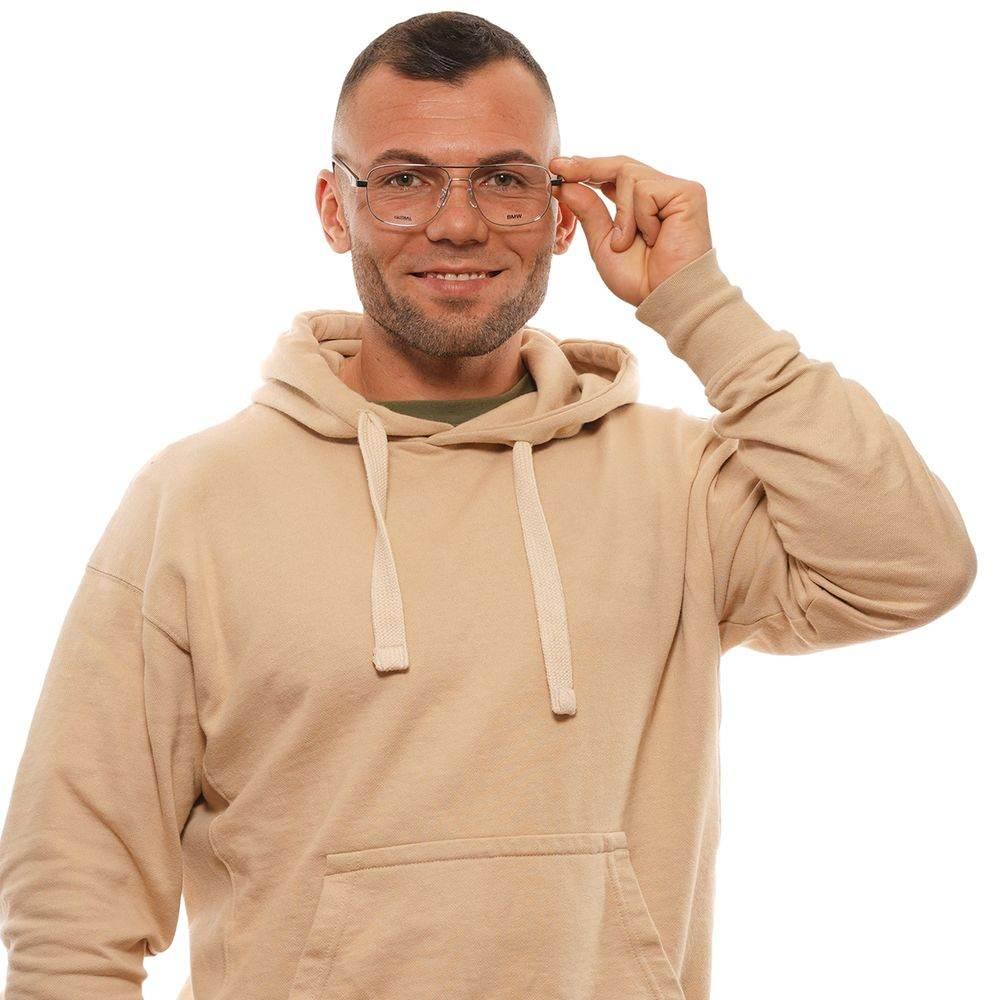 BMW Silver Men Optical Frames - Hilstor