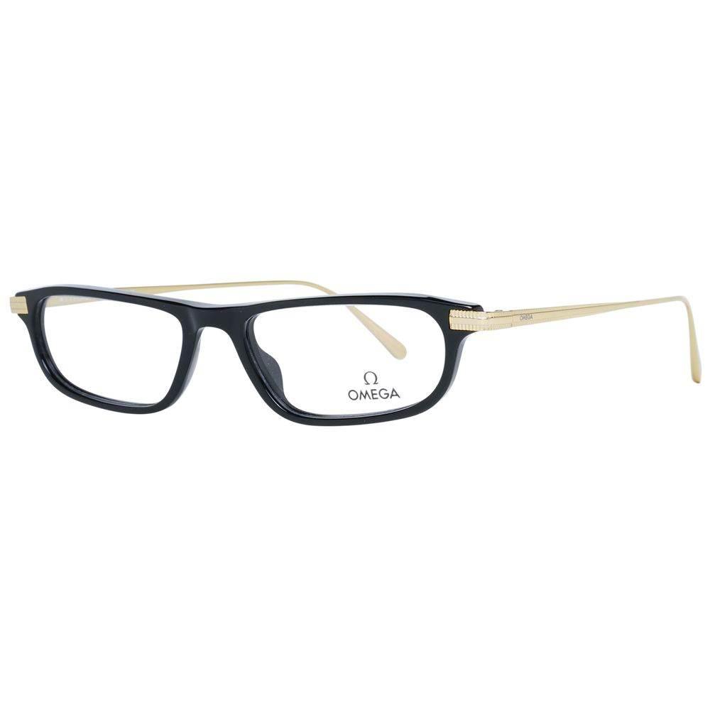 Omega Black Unisex Optical Frames - Hilstor