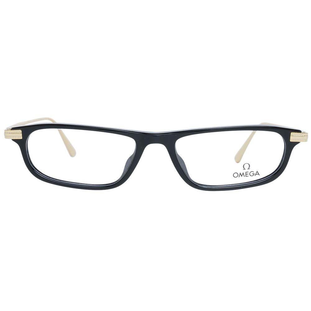 Omega Black Unisex Optical Frames - Hilstor