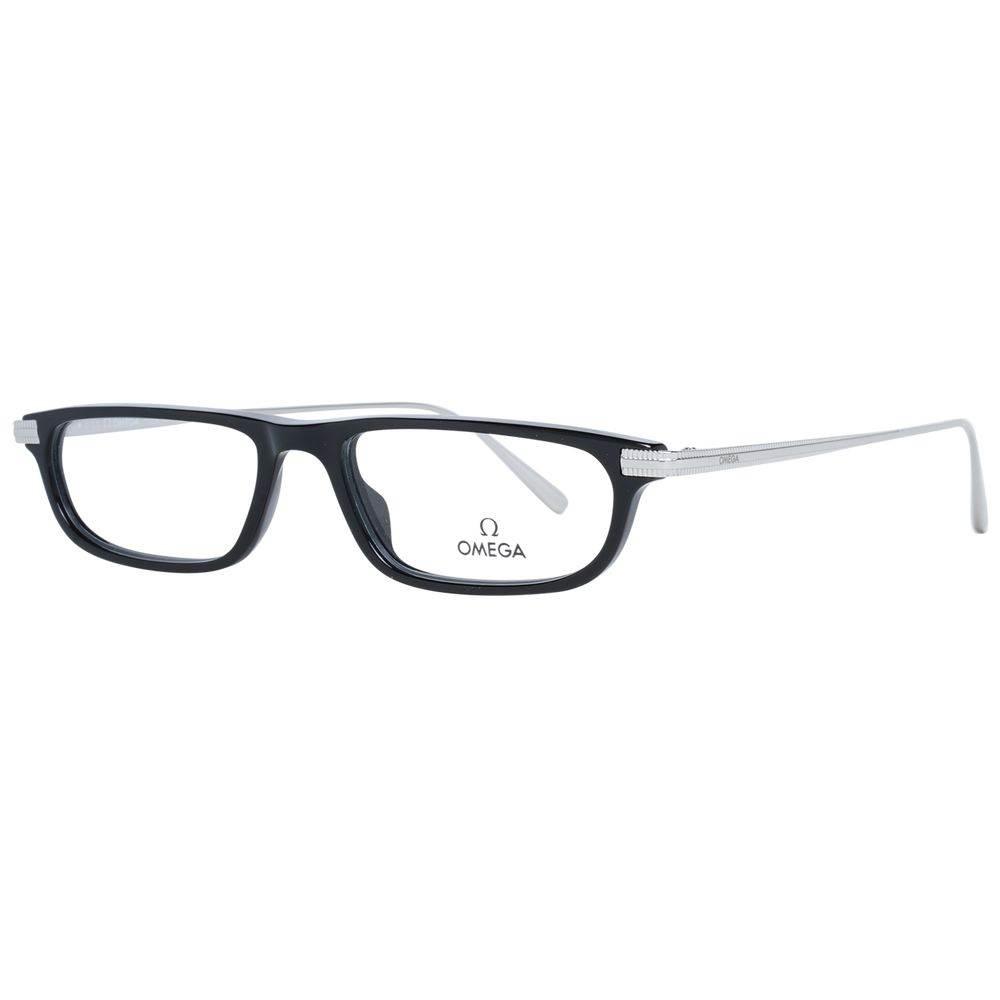 Omega Black Unisex Optical Frames - Hilstor