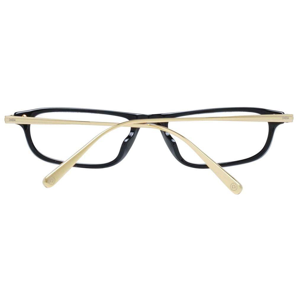Omega Black Unisex Optical Frames - Hilstor
