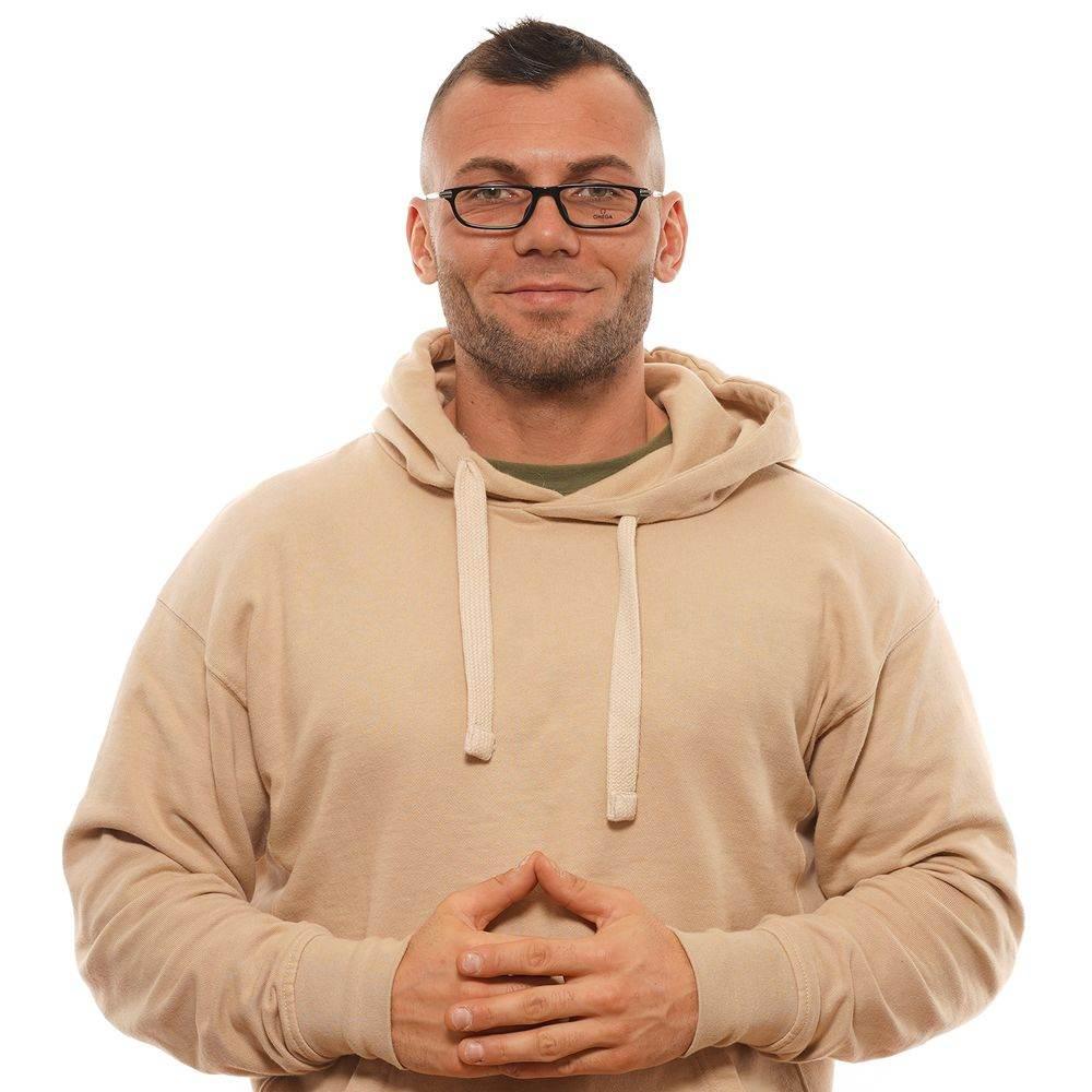 Omega Black Unisex Optical Frames - Hilstor