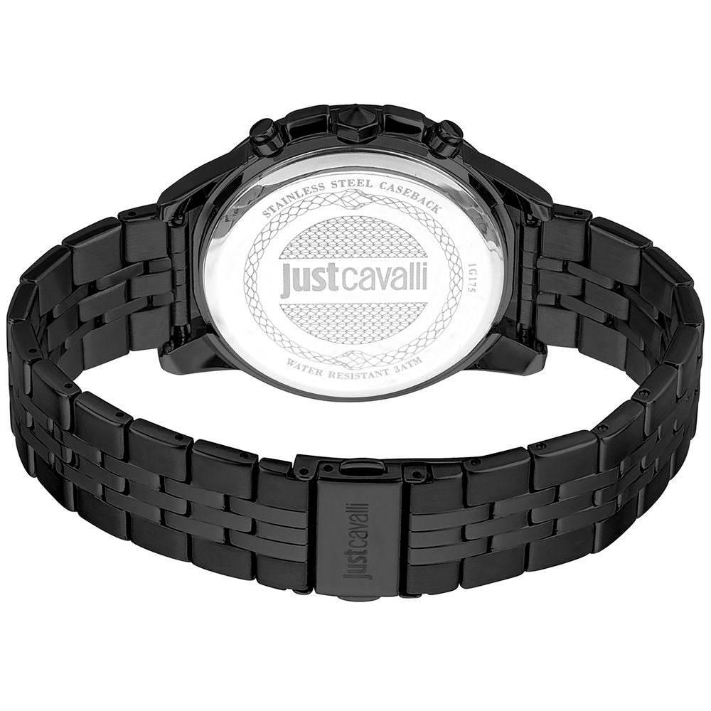 Just Cavalli Black Men Watch - Hilstor