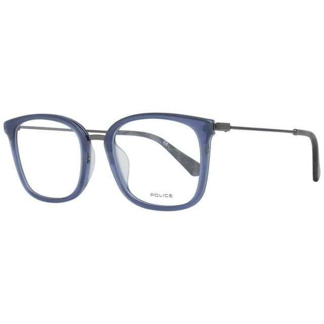 Police Blue Men Glasses Frame - Hilstor