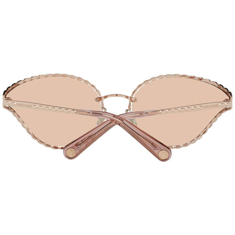 Roberto Cavalli Rose Gold Women Sunglasses - Hilstor