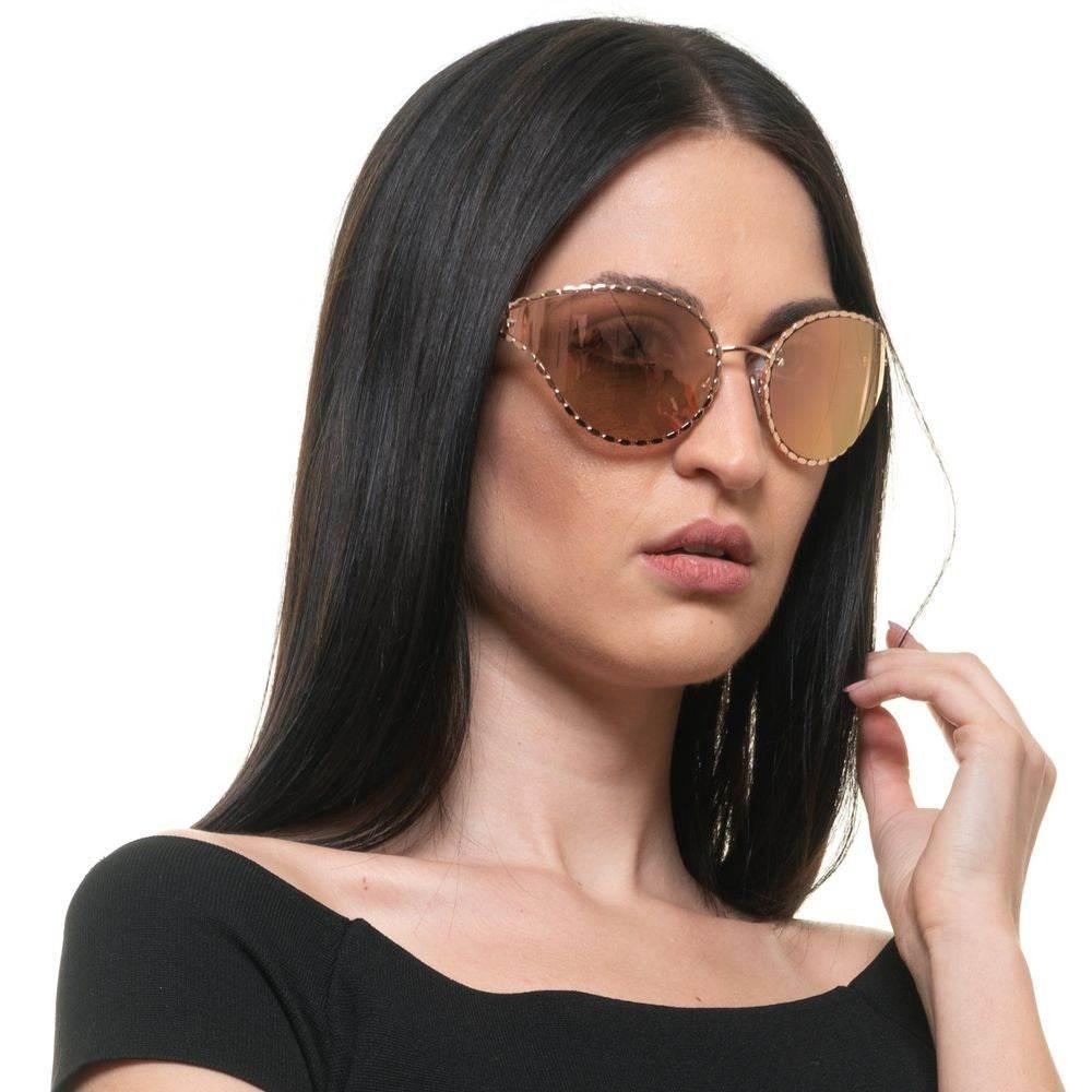 Roberto Cavalli Rose Gold Women Sunglasses - Hilstor