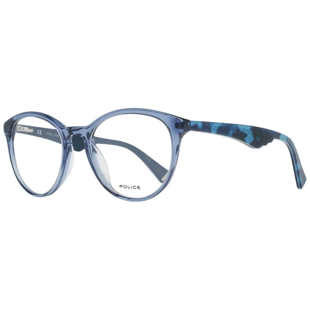 Police Blue Women Glasses Frame - Hilstor