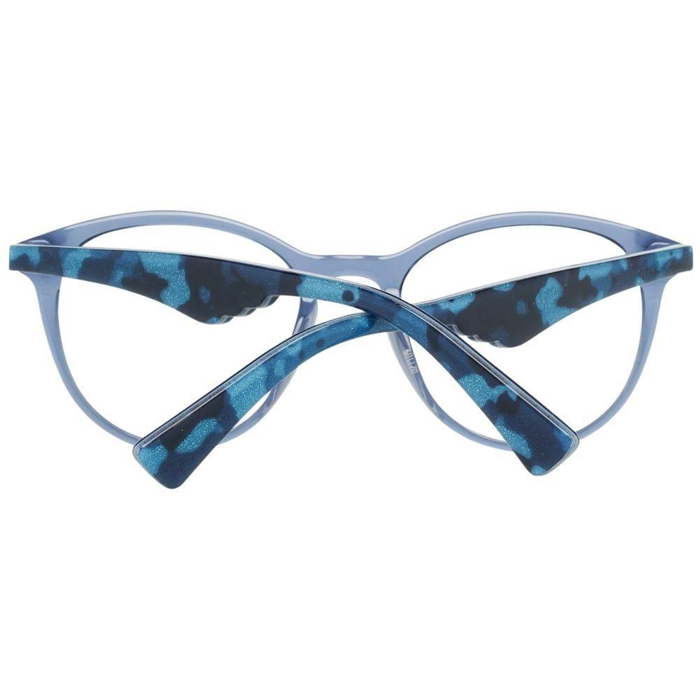 Police Blue Women Glasses Frame - Hilstor