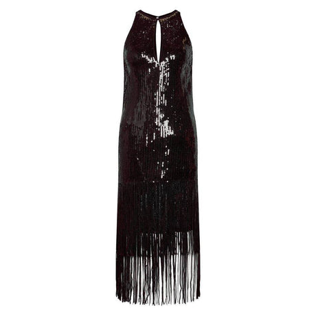 PINKO Black Polyester Dress - Hilstor