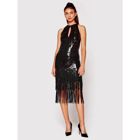 PINKO Black Polyester Dress - Hilstor