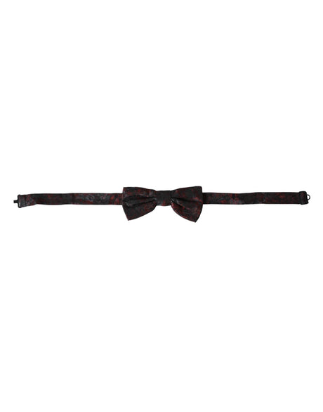 Dolce & Gabbana Multicolor Floral Silk Adjustable Neck Men Bow Tie - Hilstor