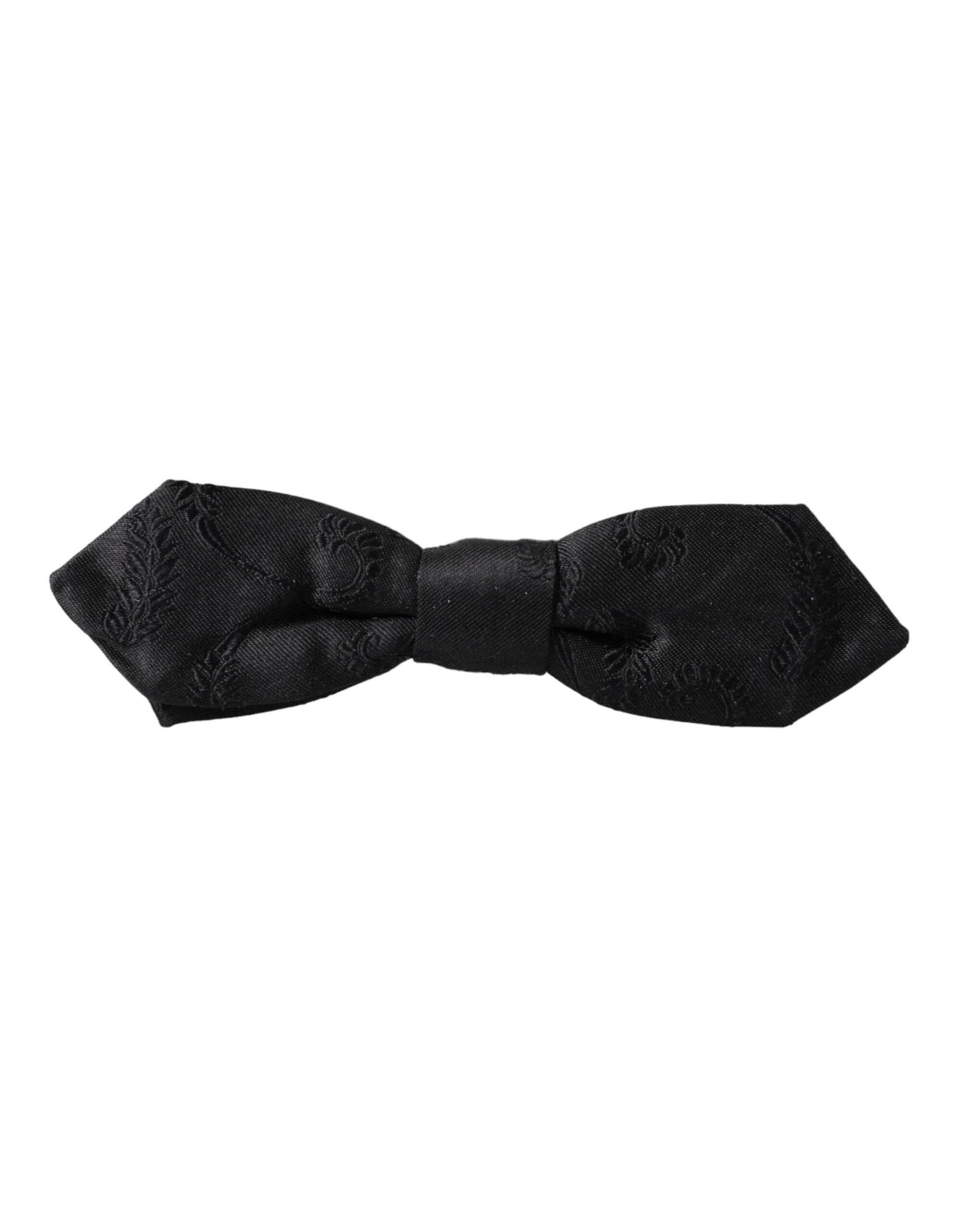 Dolce & Gabbana Multicolor Fantasy Silk Adjustable Neck Bow Tie - Hilstor