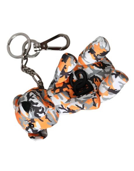 Dolce & Gabbana Multicolor Camouflage Animal Silhouette Keychain Keyring - Hilstor