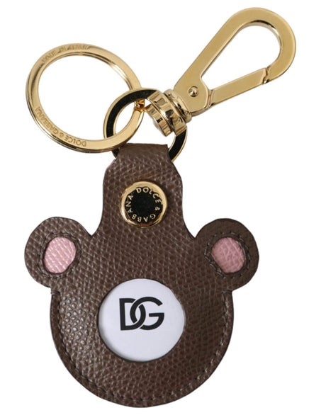Dolce & Gabbana Multicolor Dauphine Calfskin DG Logo Keyring Keychain - Hilstor