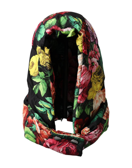 Dolce & Gabbana Hat Multicolor Floral Whole Head Wrap Hat - Hilstor
