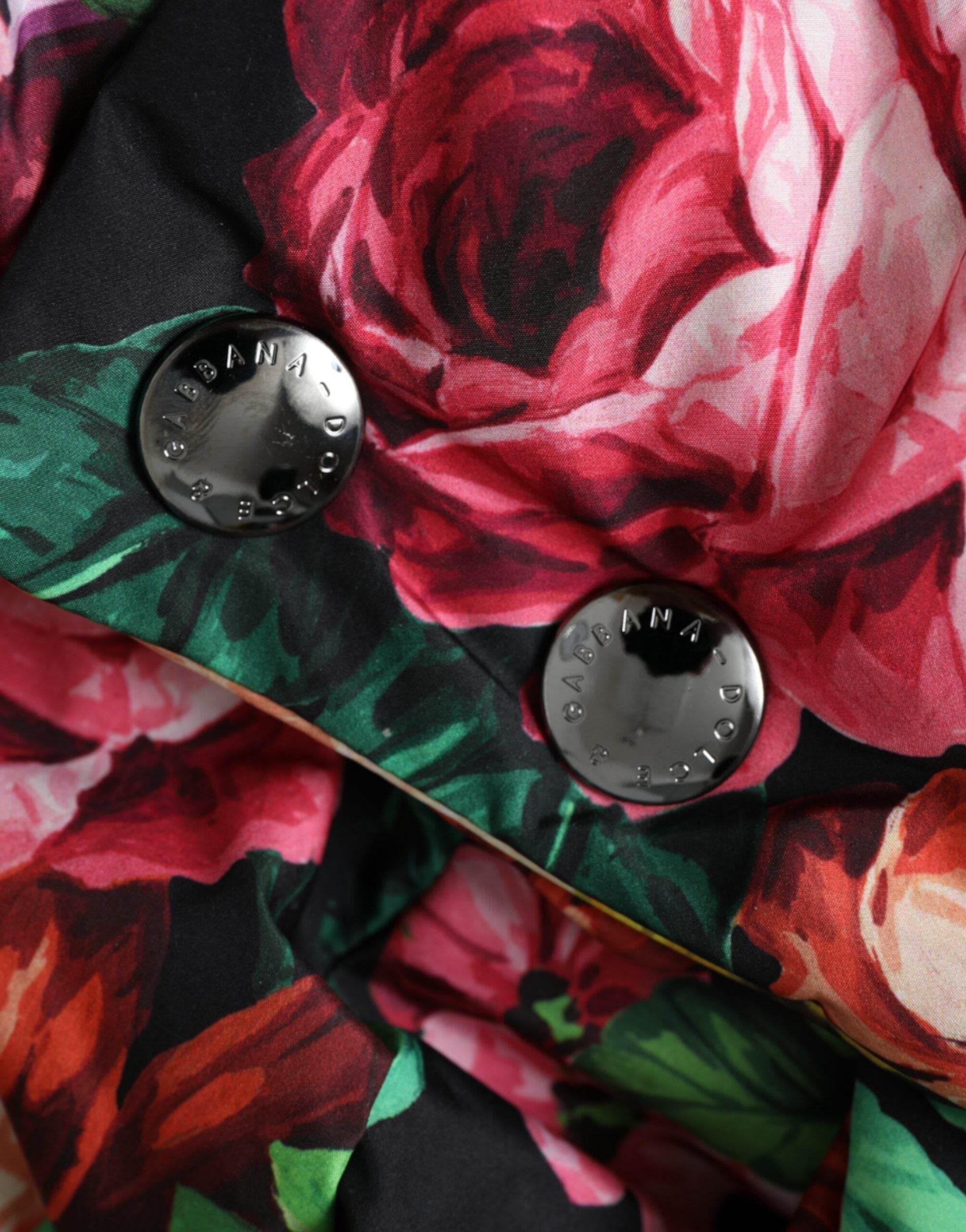 Dolce & Gabbana Hat Multicolor Floral Whole Head Wrap Hat - Hilstor