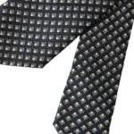 Dolce & Gabbana Black 100% Silk Patterned Adjustable Men Tie - Hilstor