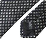Dolce & Gabbana Black 100% Silk Patterned Adjustable Men Tie - Hilstor