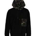 Dolce & Gabbana Black Camouflage Hooded Sweatshirt Sweater - Hilstor