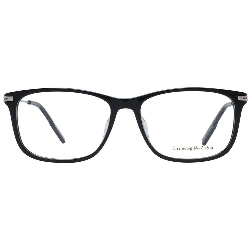 Ermenegildo Zegna Black Men Optical Frames - Hilstor