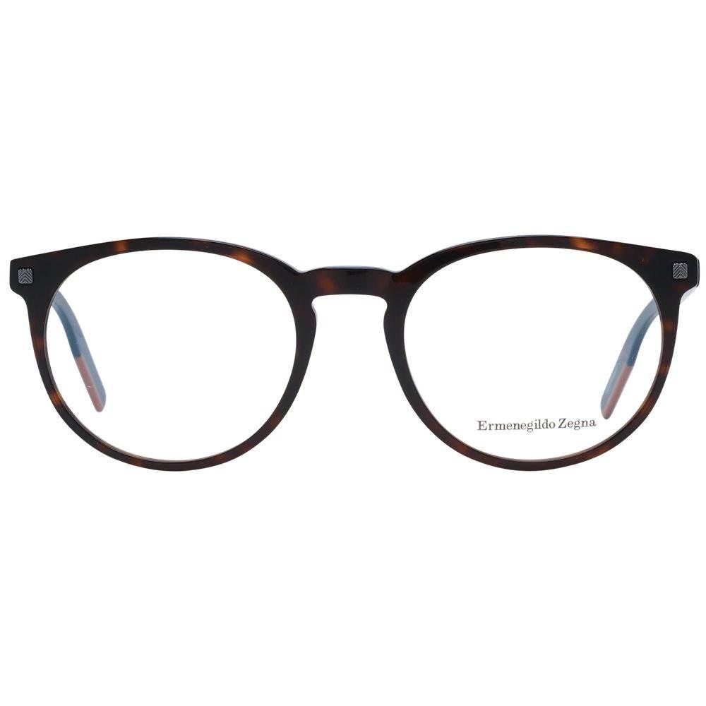 Ermenegildo Zegna Brown Men Optical Frames - Hilstor