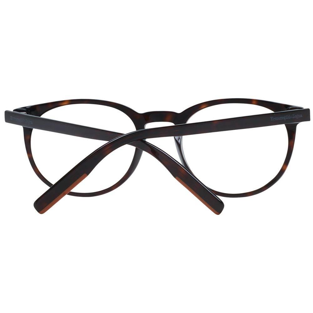 Ermenegildo Zegna Brown Men Optical Frames - Hilstor