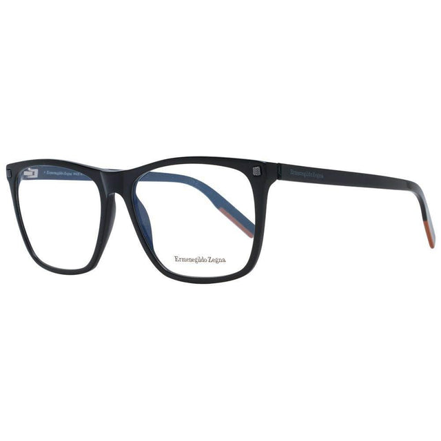 Ermenegildo Zegna Black Men Optical Frames - Hilstor