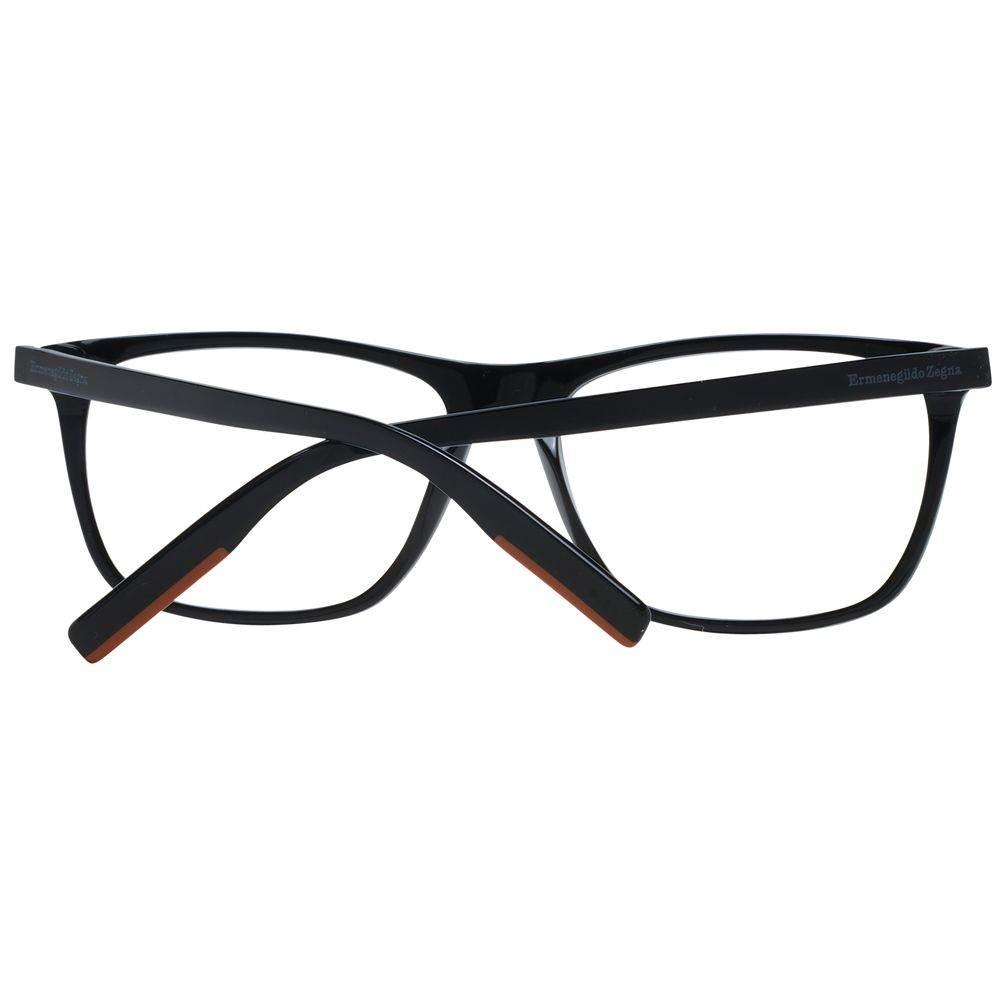 Ermenegildo Zegna Black Men Optical Frames - Hilstor