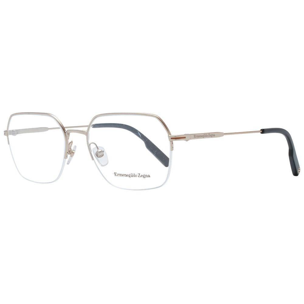 Ermenegildo Zegna Silver Men Optical Frames - Hilstor