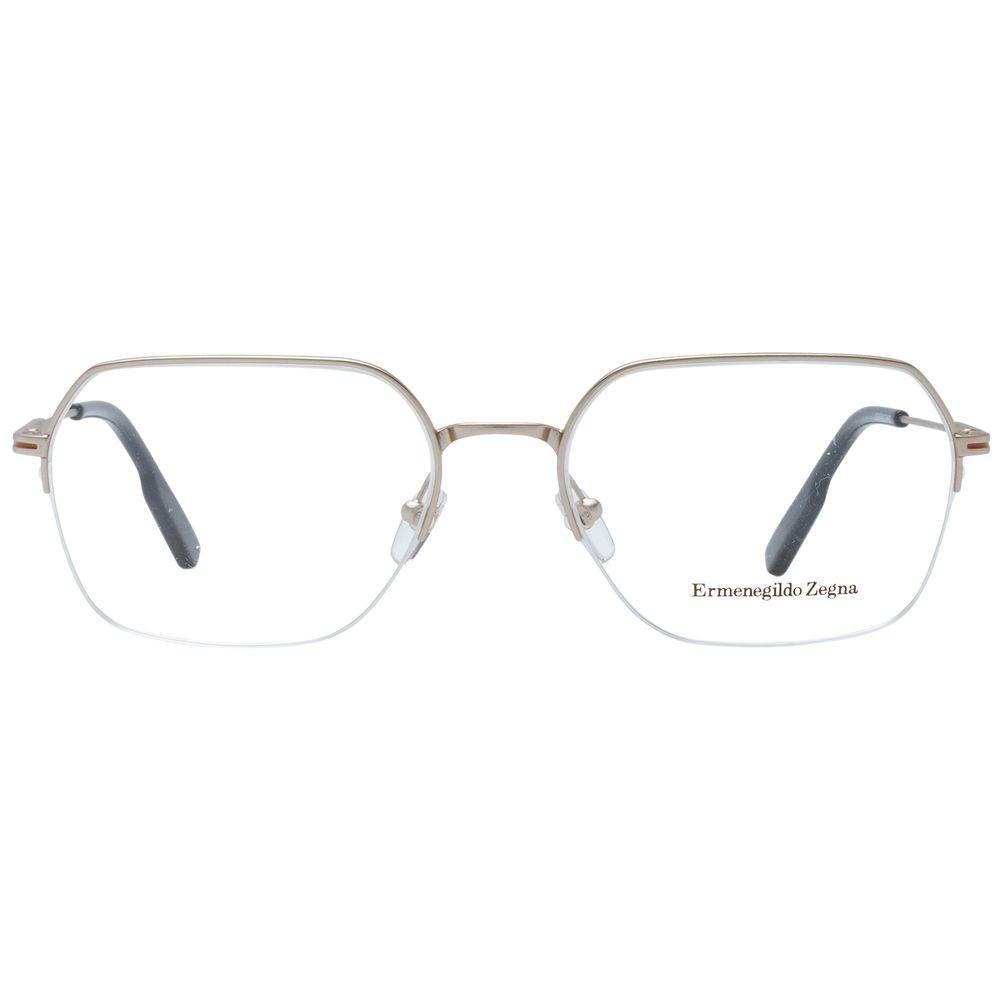 Ermenegildo Zegna Silver Men Optical Frames - Hilstor