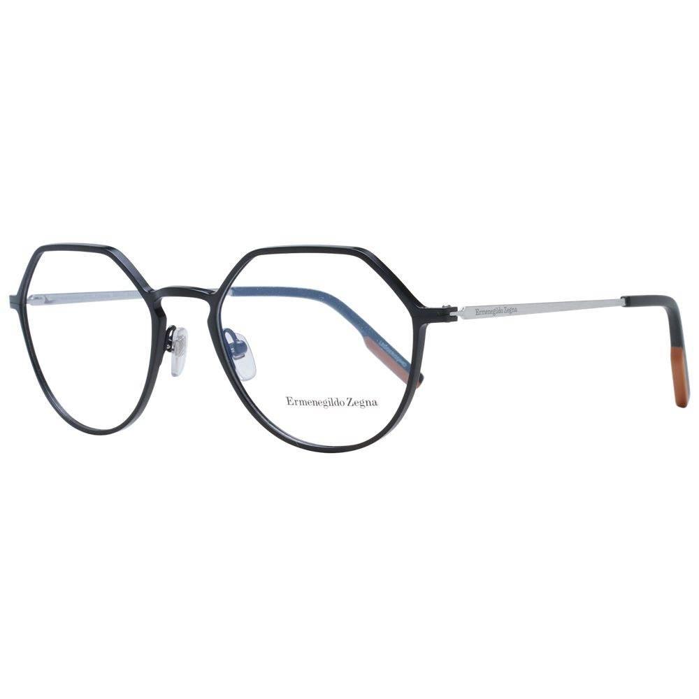 Ermenegildo Zegna Black Men Optical Frames - Hilstor