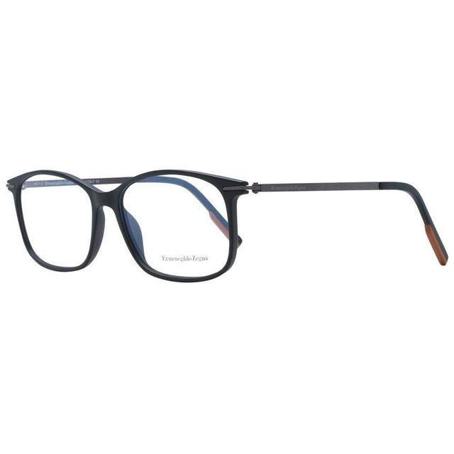 Ermenegildo Zegna Black Men Optical Frames - Hilstor