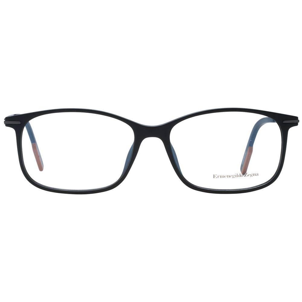 Ermenegildo Zegna Black Men Optical Frames - Hilstor