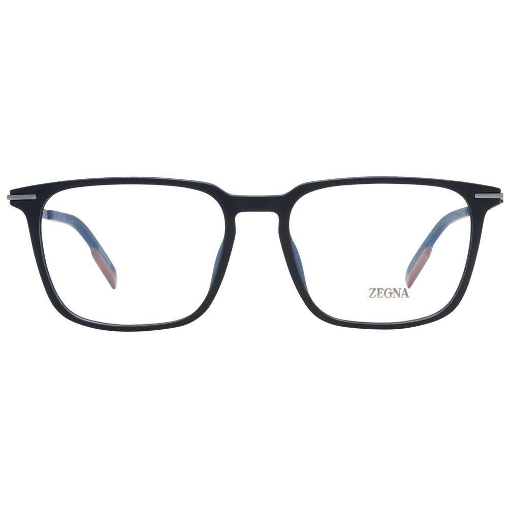 Ermenegildo Zegna Black Men Optical Frames - Hilstor