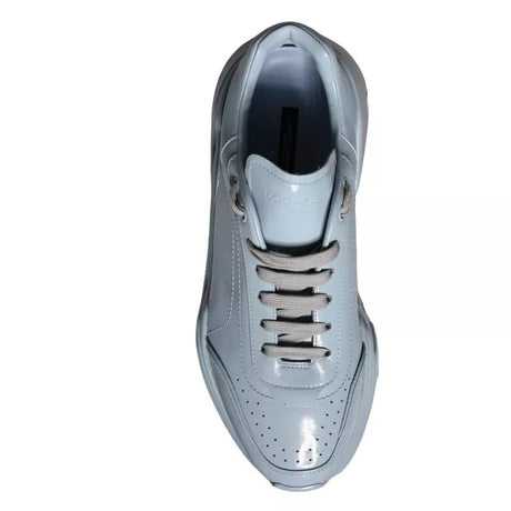 Dolce & Gabbana Light Blue Daymaster Low Top Sneakers Shoes - Hilstor