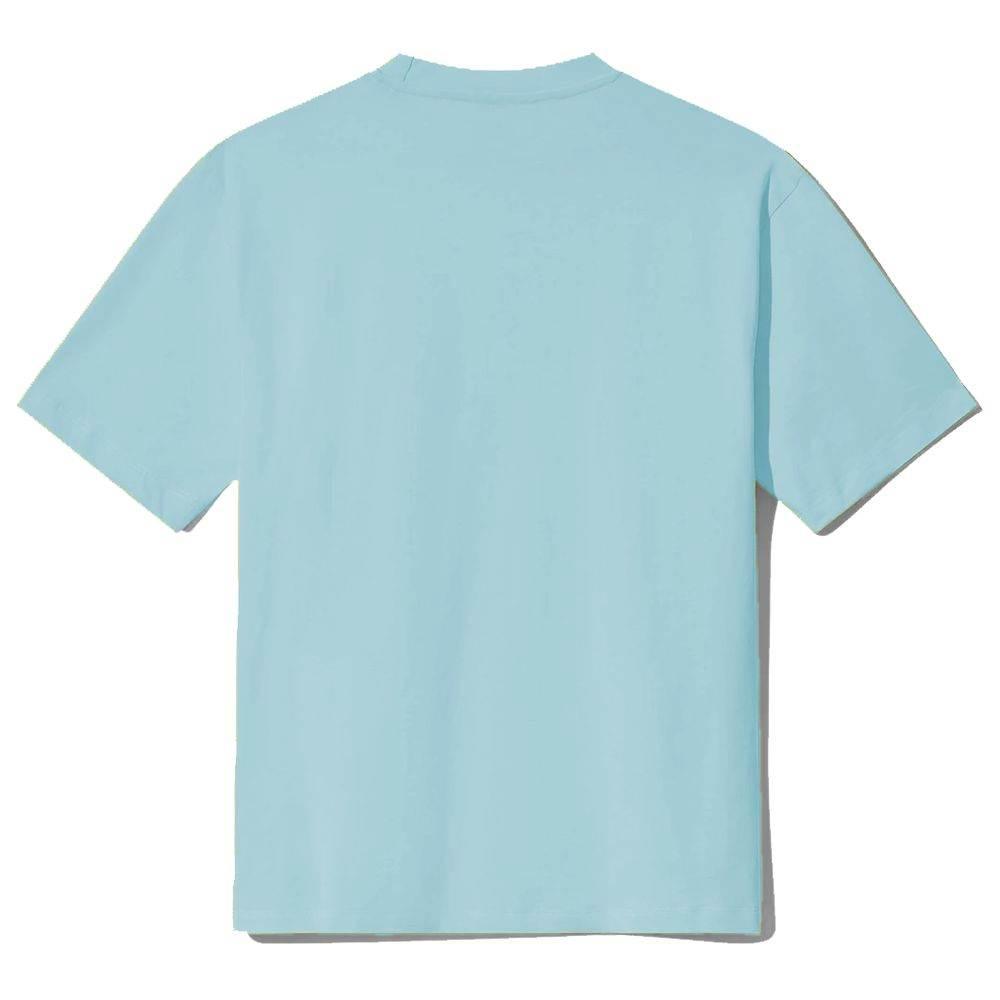 Comme Des Fuckdown Light Blue Cotton T-Shirt - Hilstor