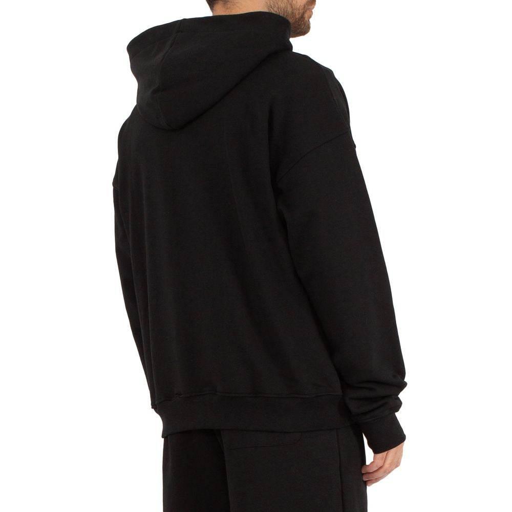 Comme Des Fuckdown Black Cotton Men's Hooded Sweatshirt - Hilstor