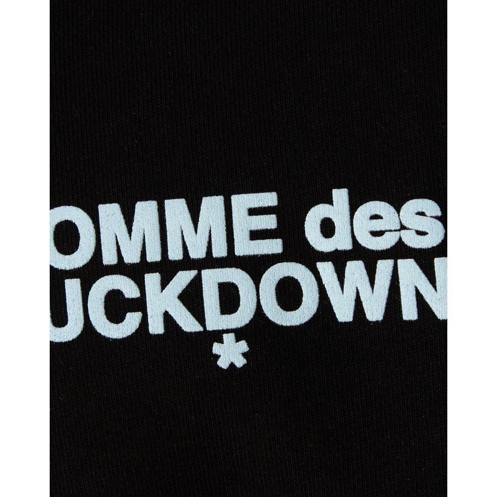Comme Des Fuckdown Black Cotton Men's Hooded Sweatshirt - Hilstor