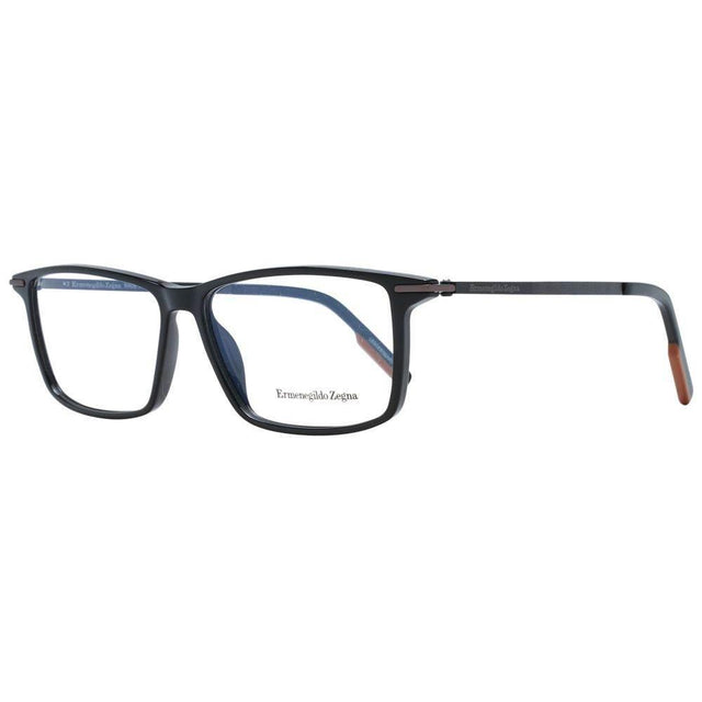Ermenegildo Zegna Black Men Optical Frames - Hilstor
