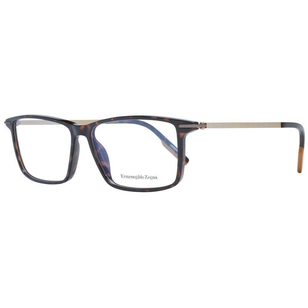 Ermenegildo Zegna Brown Men Optical Frames - Hilstor