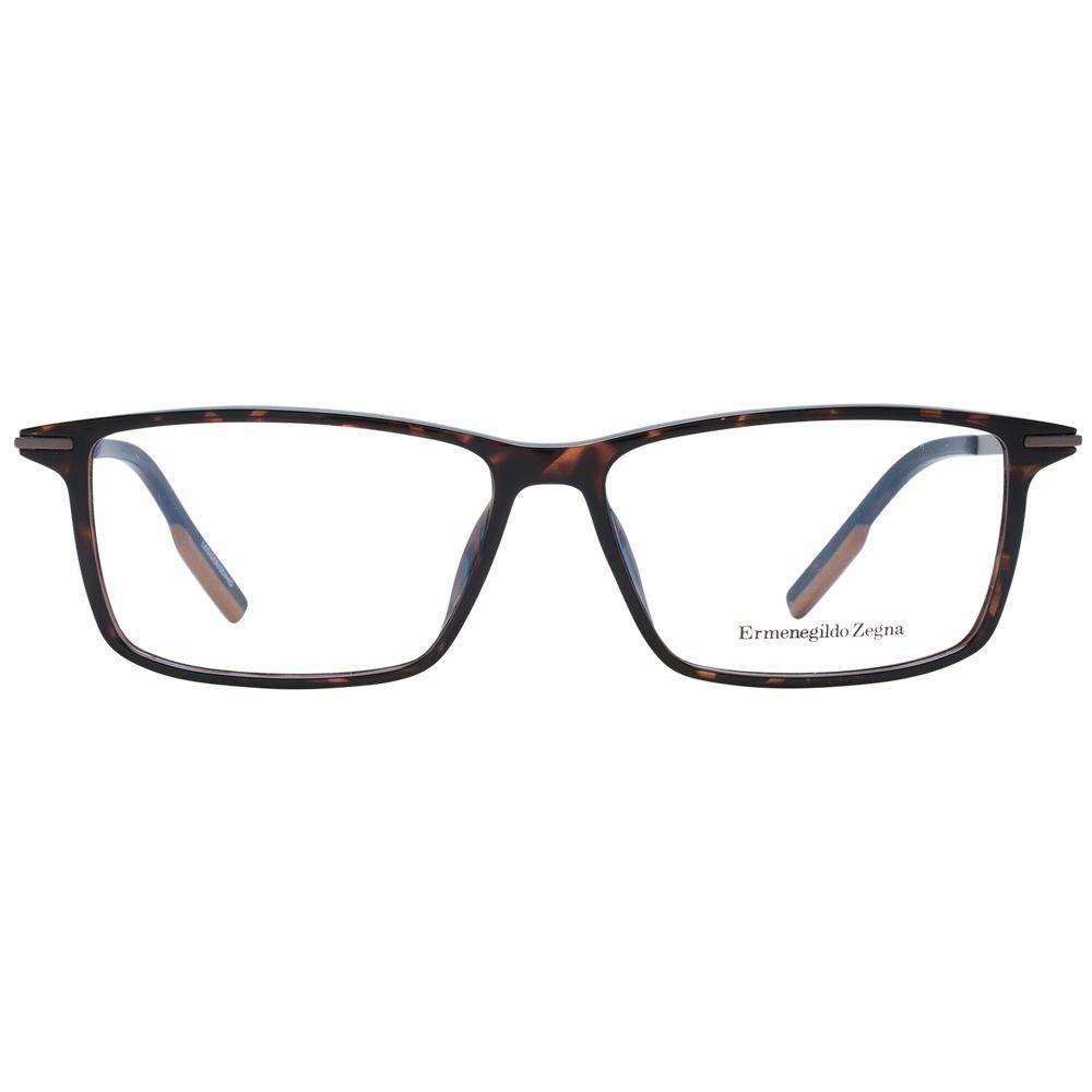 Ermenegildo Zegna Brown Men Optical Frames - Hilstor