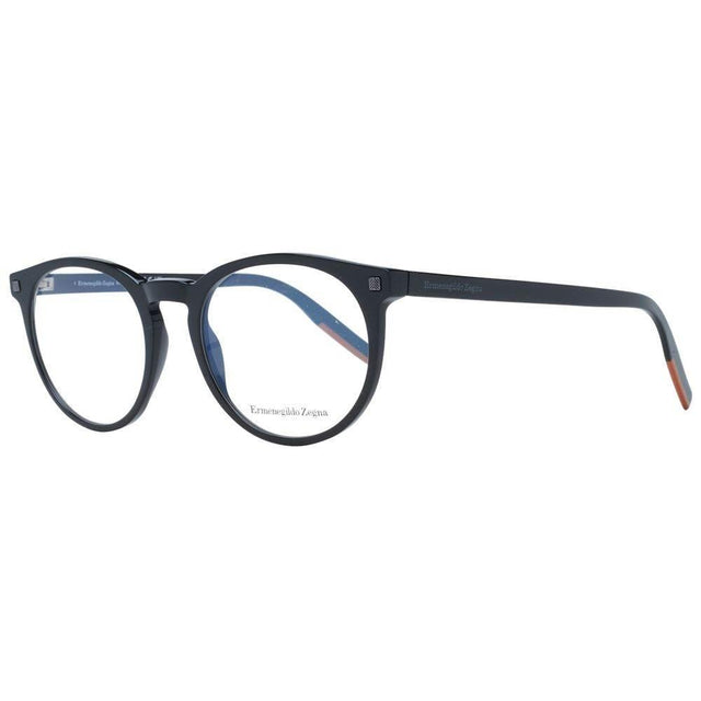 Ermenegildo Zegna Black Men Optical Frames - Hilstor